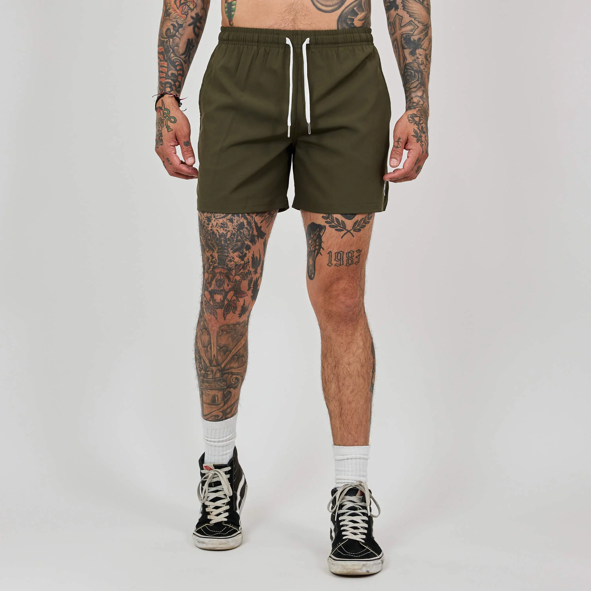 Olive Shorts 3 Olive Shorts
