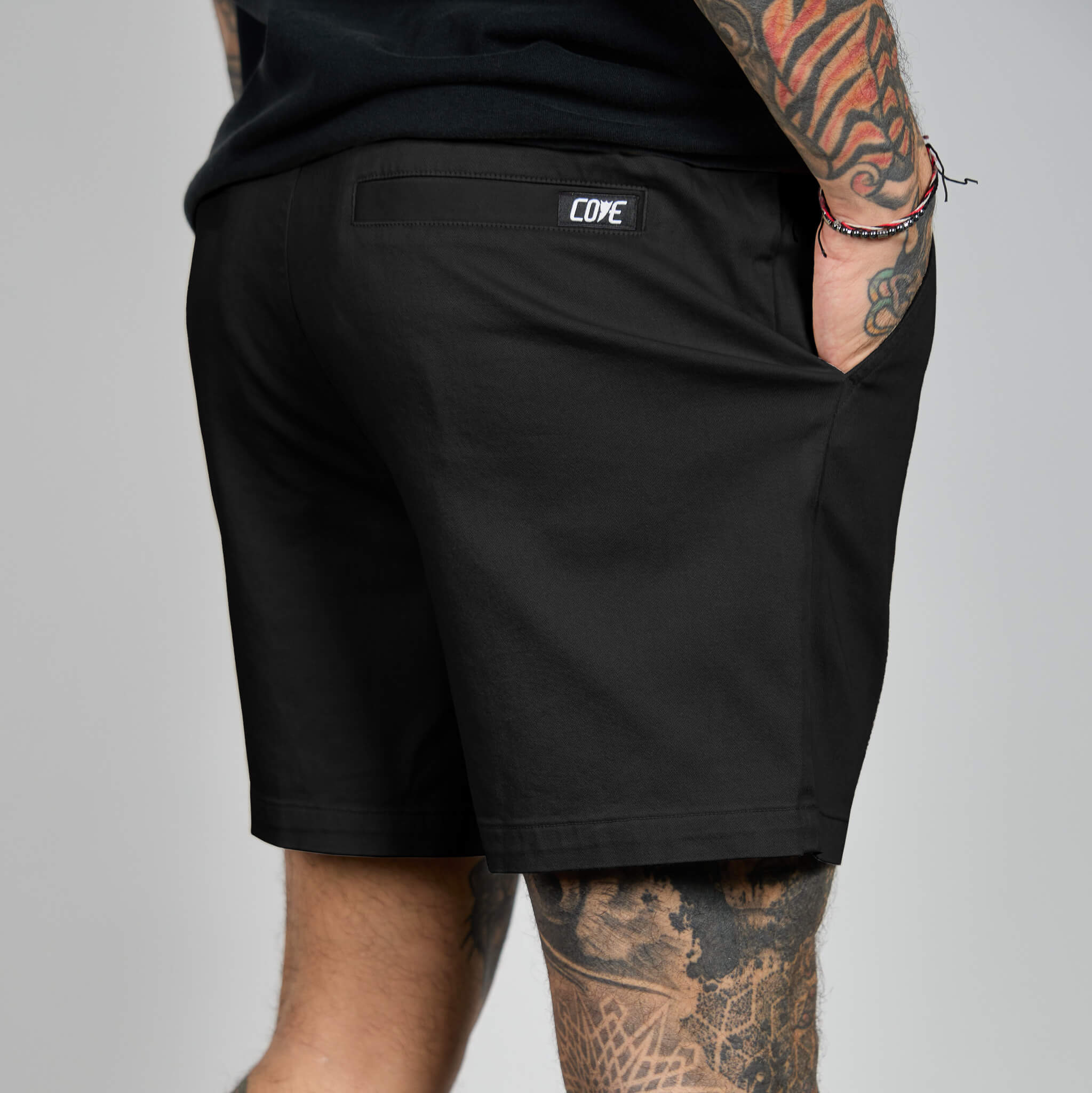 Chino Shorts - Black 5 Chino Shorts - Black