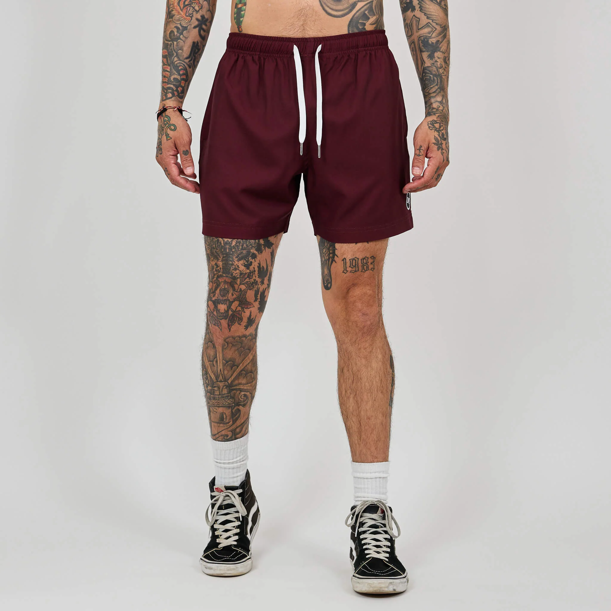 Maroon Shorts 3 Maroon Shorts
