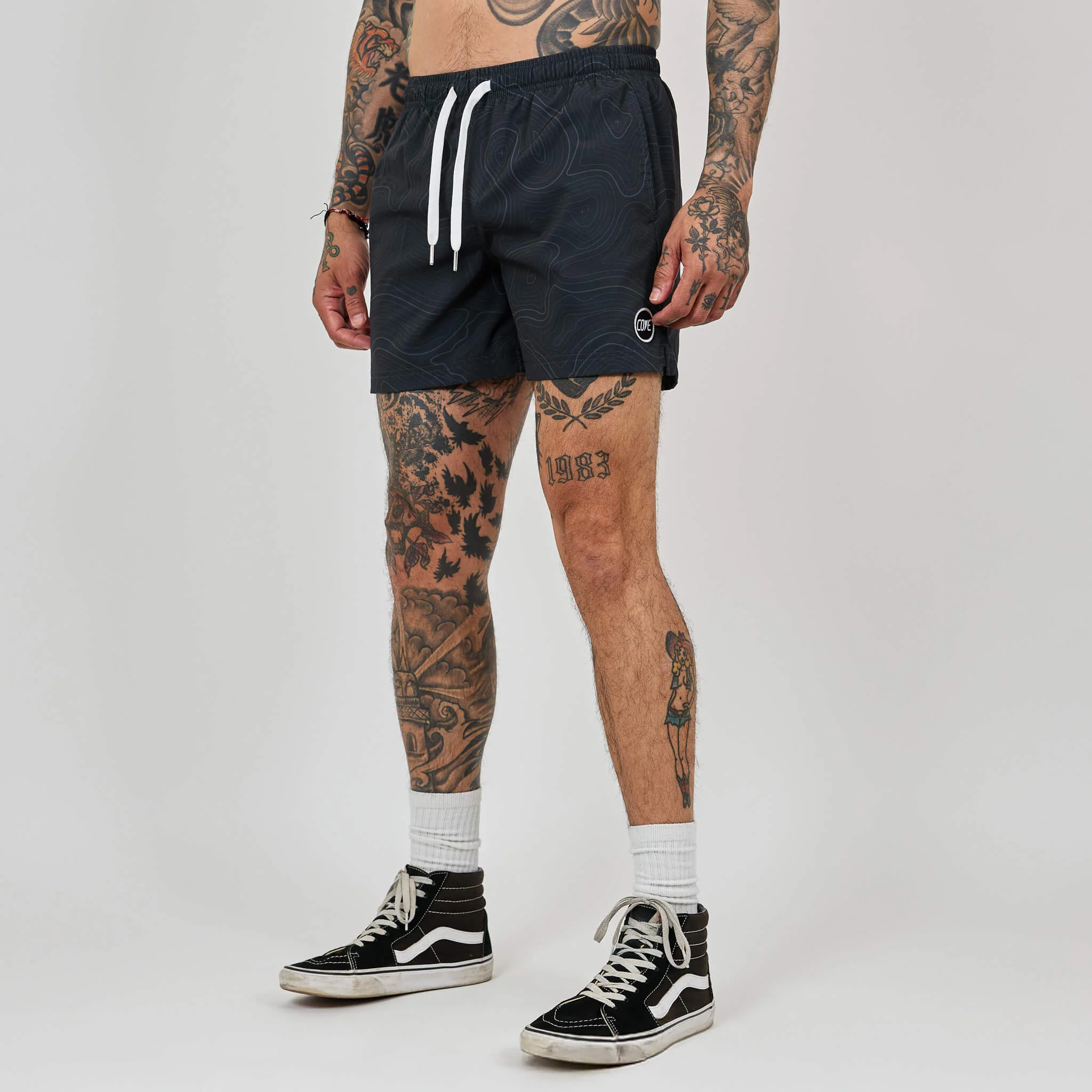 Topo Camo Shorts - Black 4 Topo Camo Shorts - Black