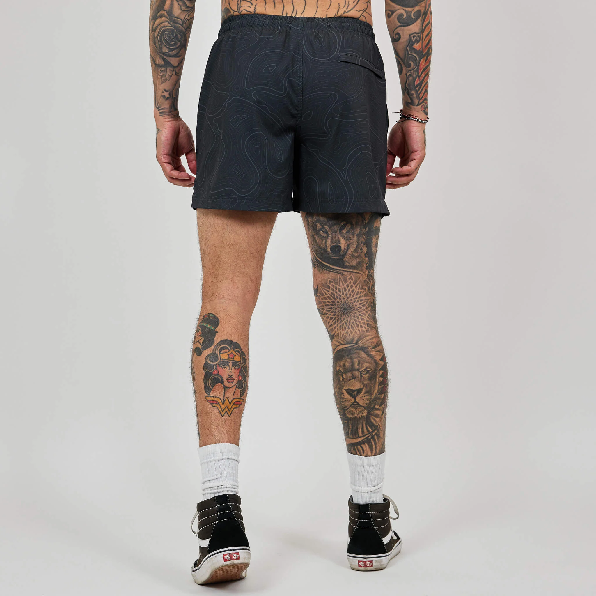 Topo Camo Shorts - Black 5 Topo Camo Shorts - Black