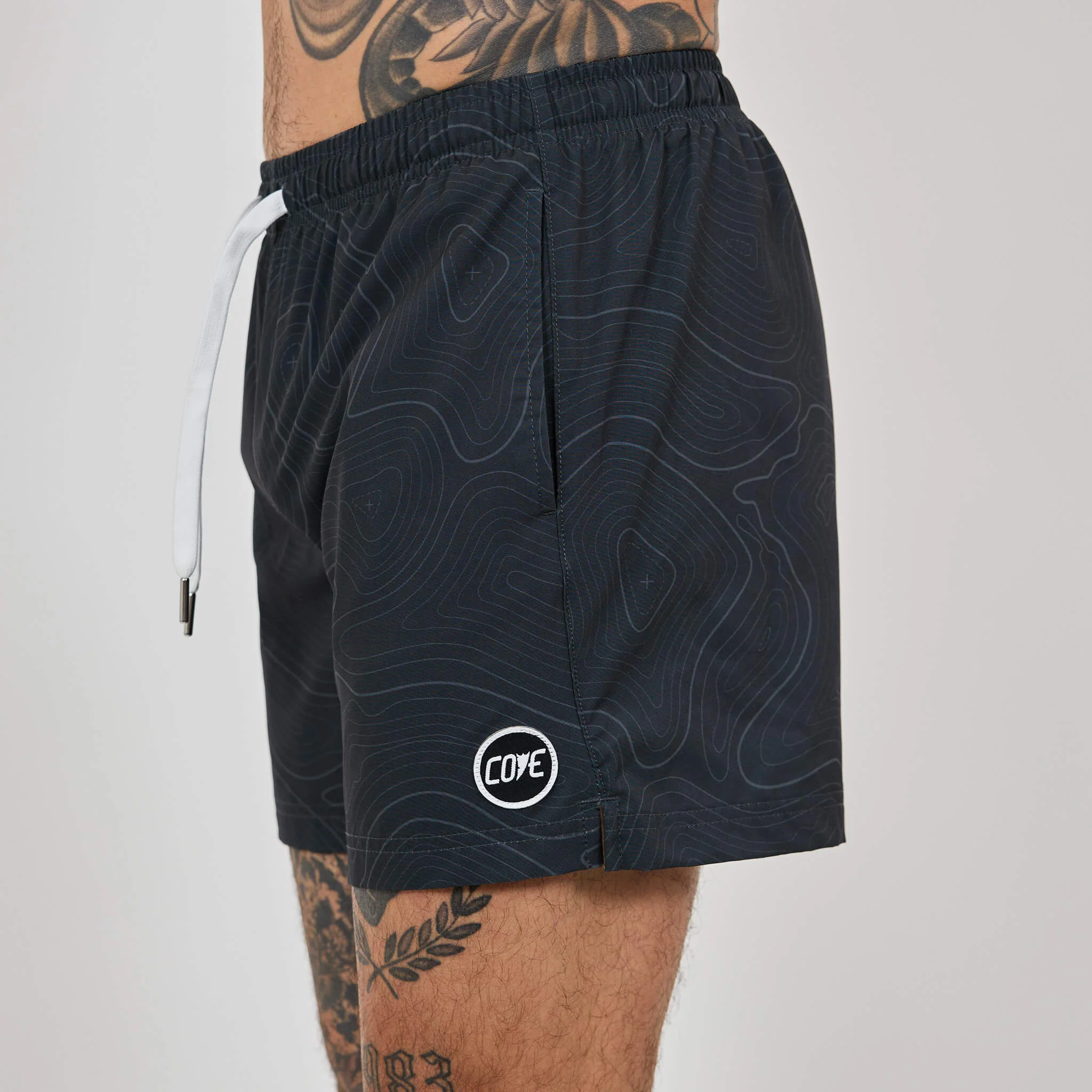 Topo Camo Shorts - Black 7 Topo Camo Shorts - Black