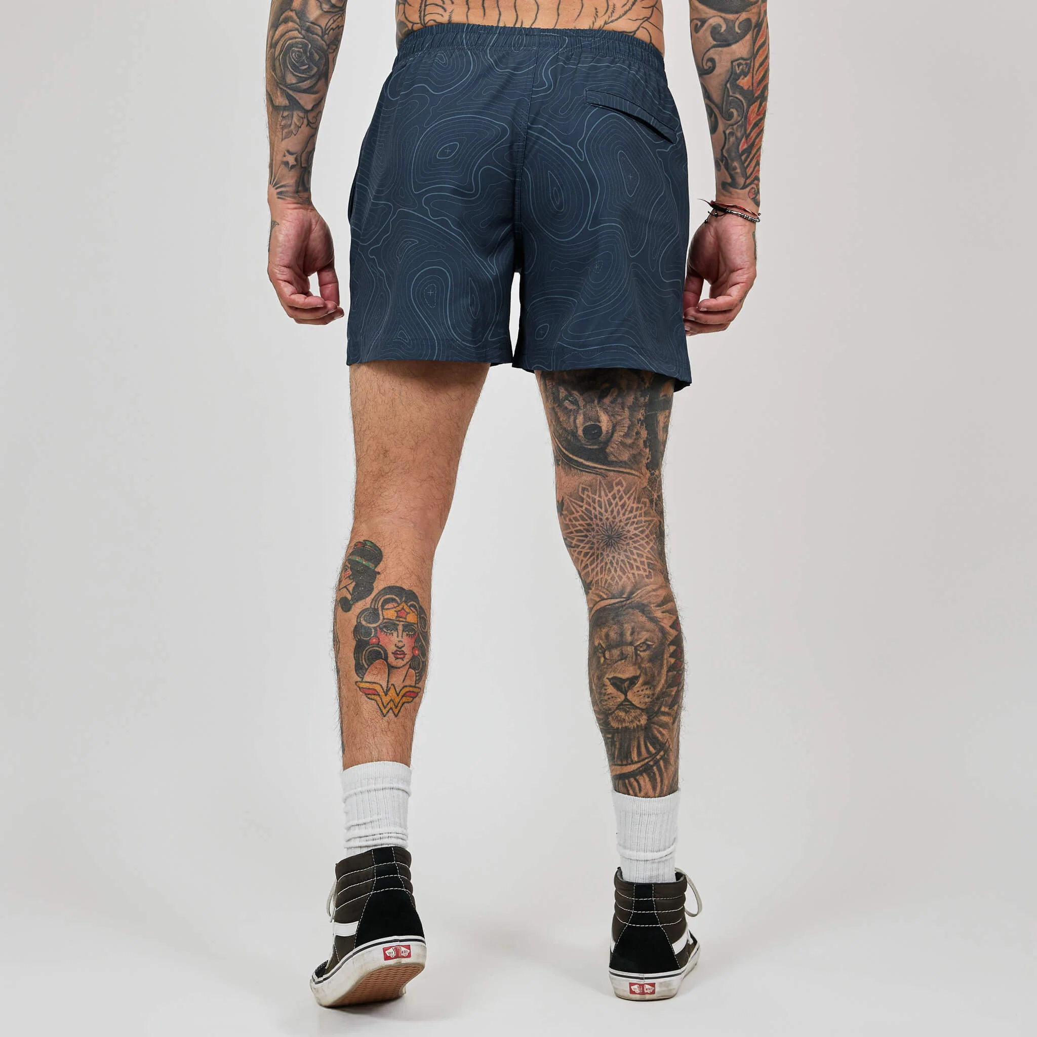 Topo Camo Shorts - Blue 5 Topo Camo Shorts - Blue