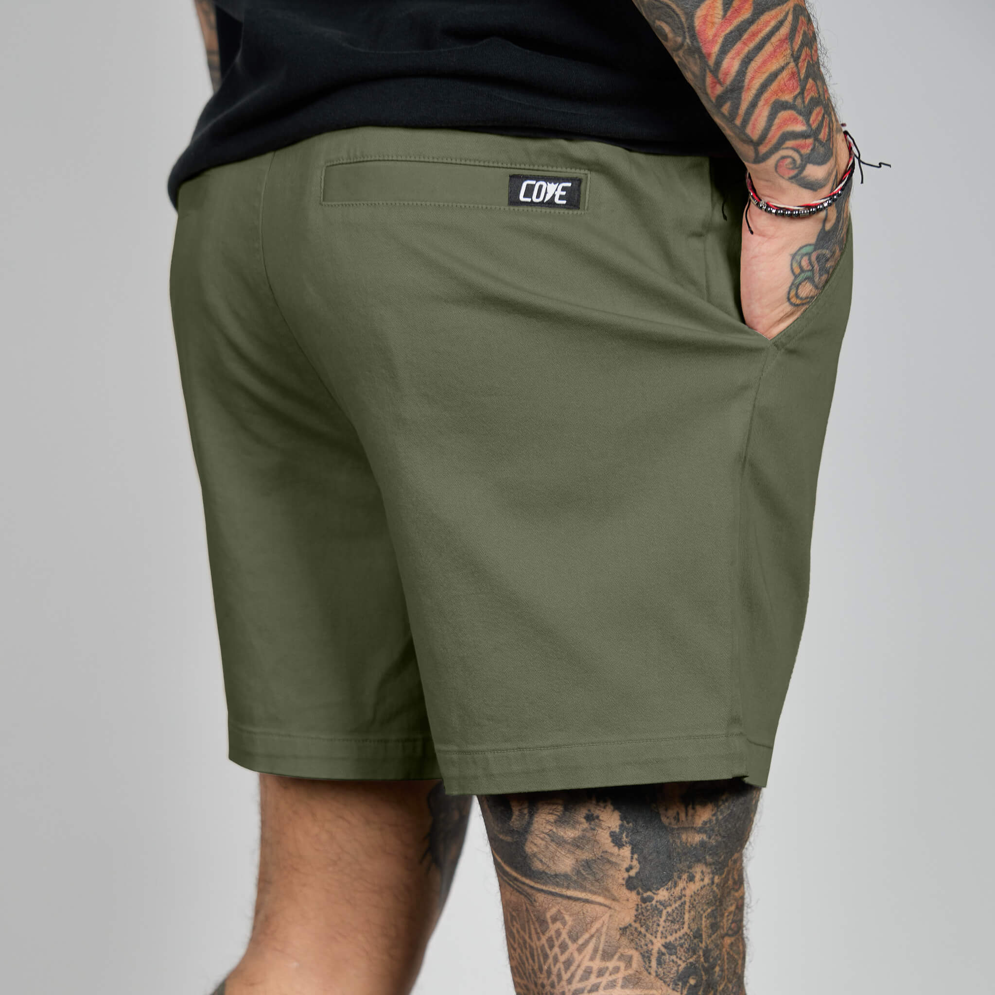 Chino Shorts - Sage 5 Chino Shorts - Sage