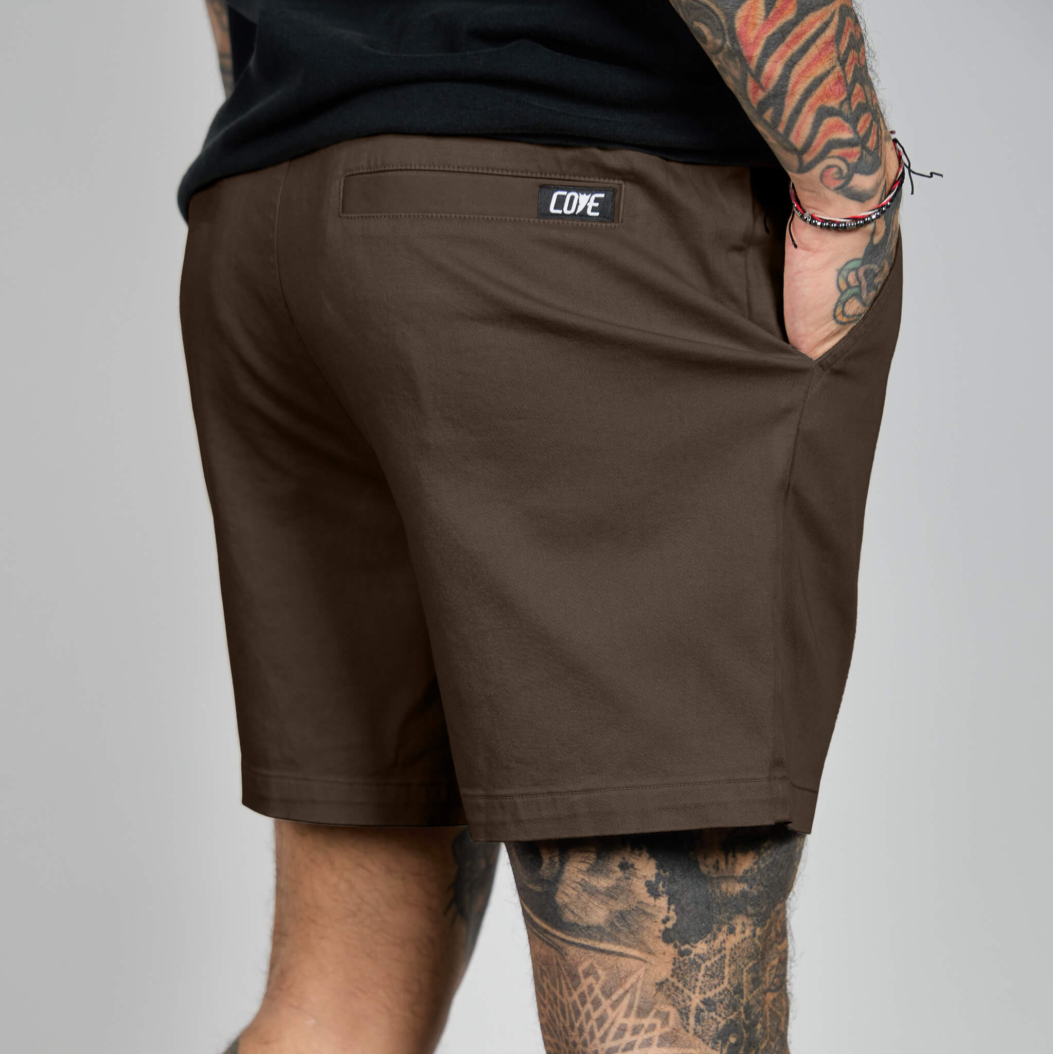 Chino Shorts - Brown 5 Chino Shorts - Brown