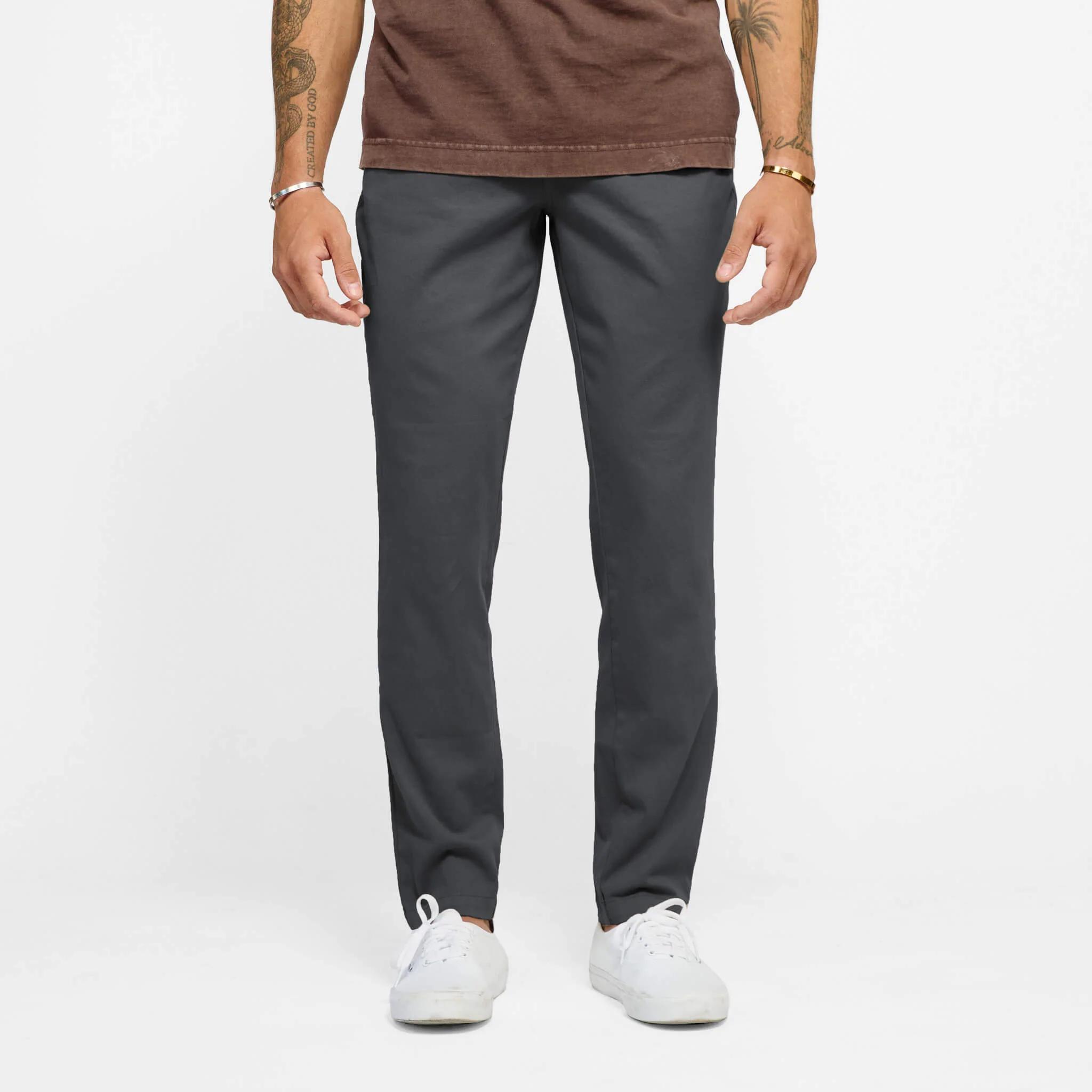 Chino Pants - Charcoal 3 Chino Pants - Charcoal