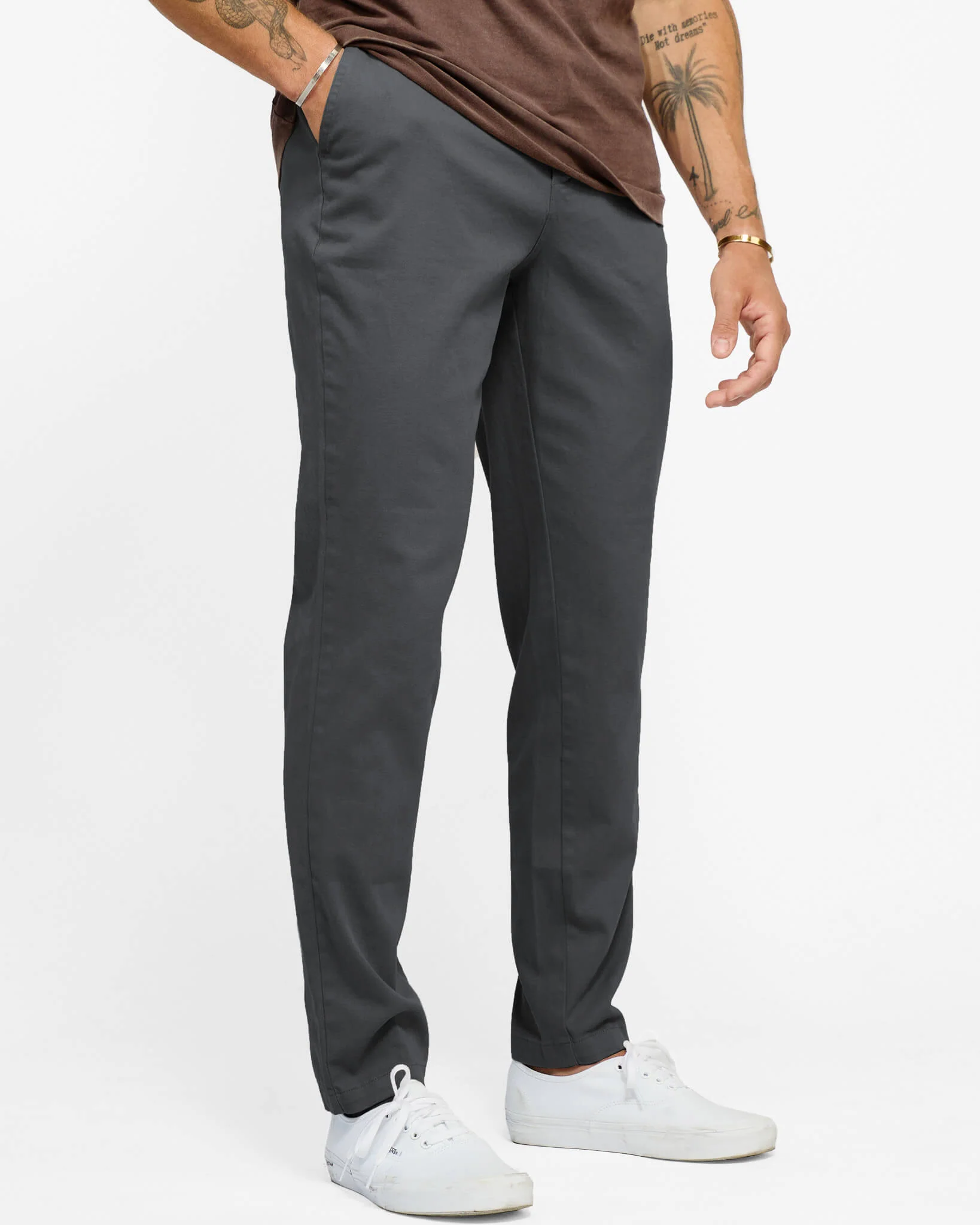 Chino Pants - Charcoal 4 Chino Pants - Charcoal