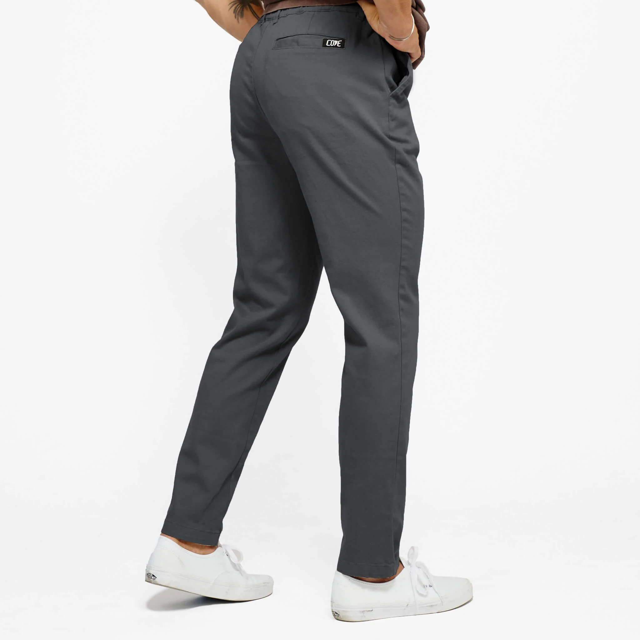 Chino Pants - Charcoal 5 Chino Pants - Charcoal