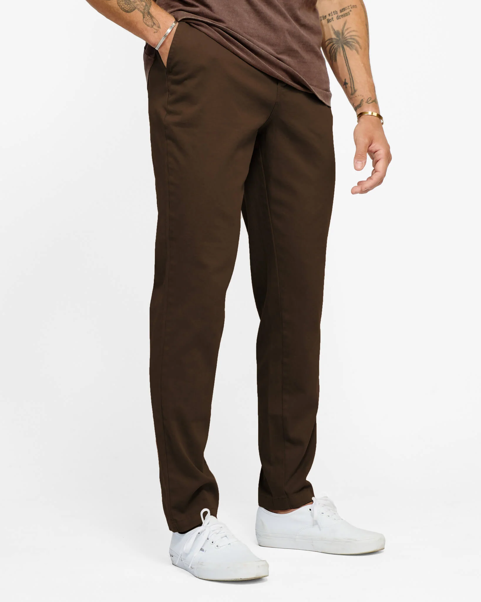 Chino Pants - Dark Brown 4 Chino Pants - Dark Brown