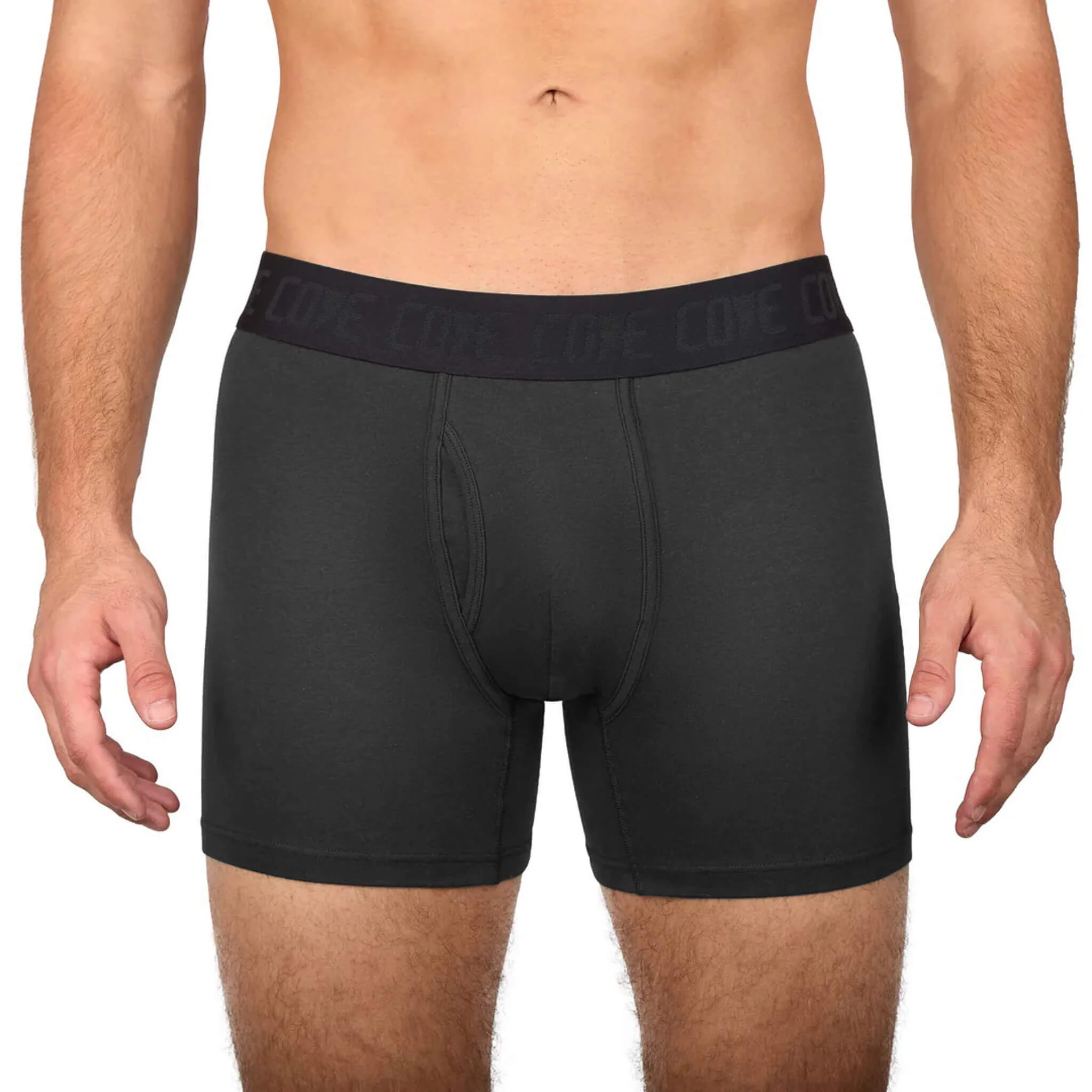 Organic Cotton Boxers - Grey 3 Organic Cotton Boxers - Grey