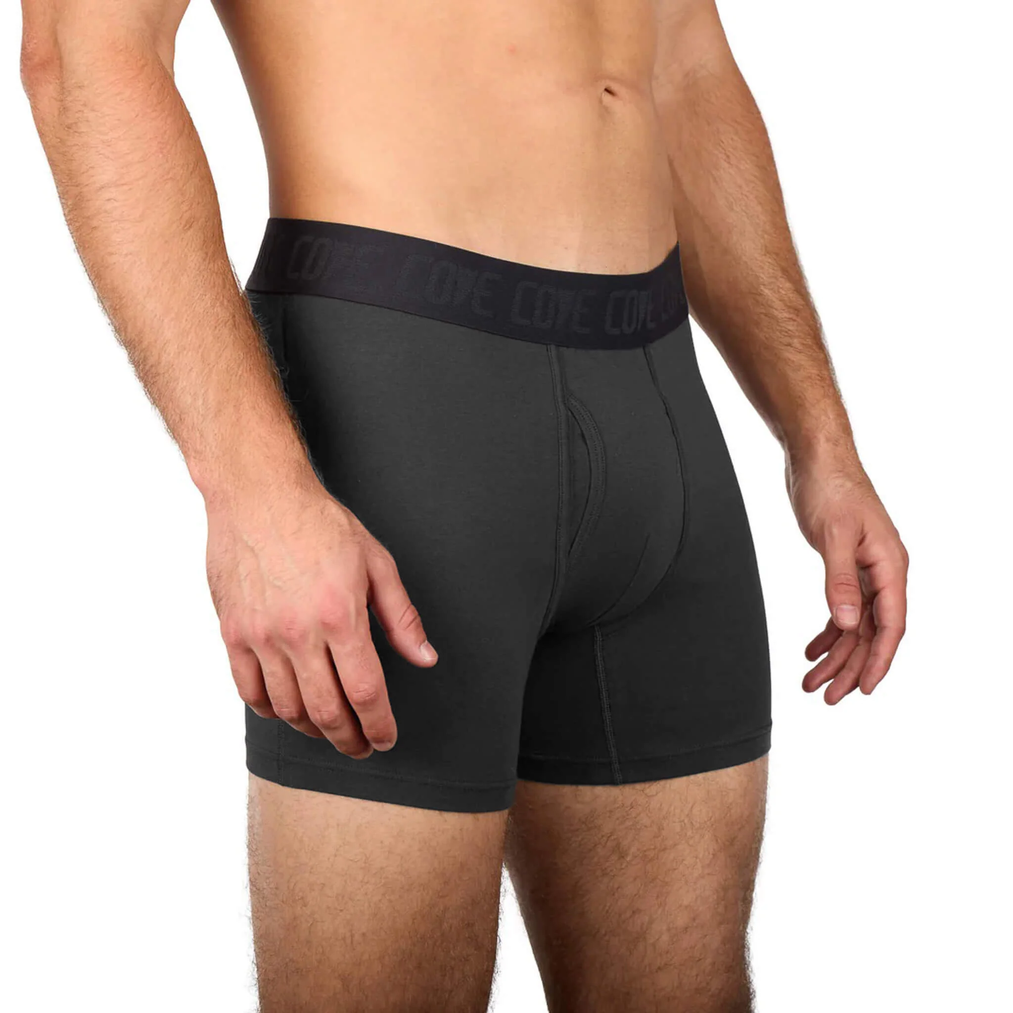 Organic Cotton Boxers - Grey 5 Organic Cotton Boxers - Grey