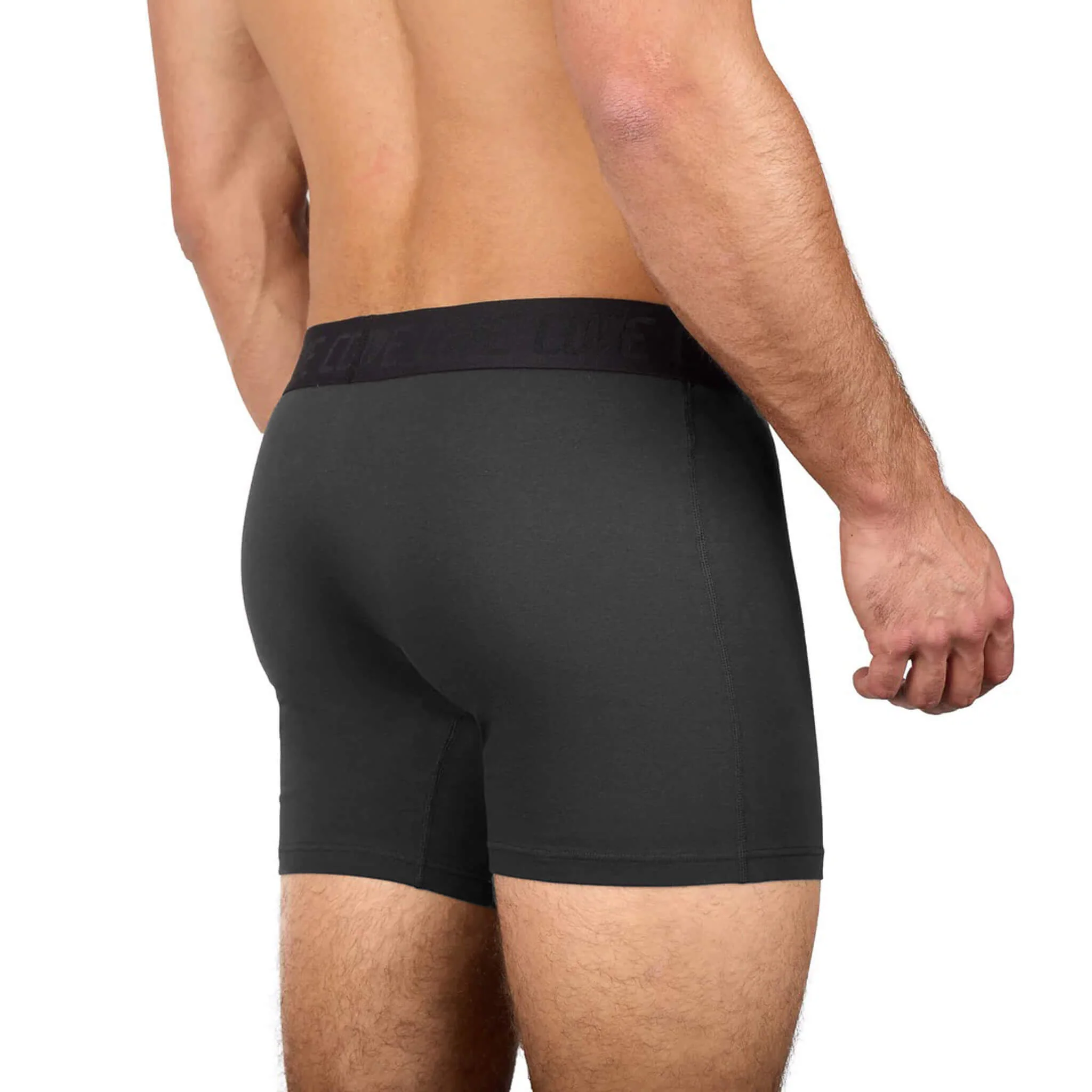 Organic Cotton Boxers - Grey 6 Organic Cotton Boxers - Grey