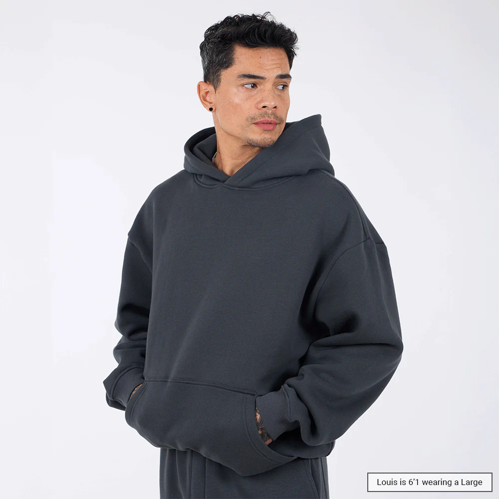 (New) Weighted Hoodie - Gray 2 (New) Weighted Hoodie - Gray
