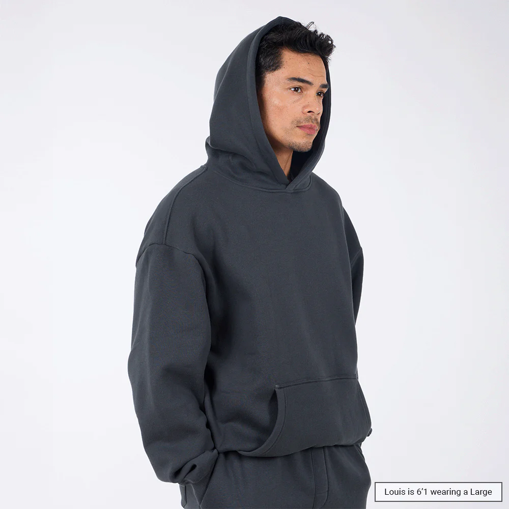 (New) Weighted Hoodie - Gray 4 (New) Weighted Hoodie - Gray