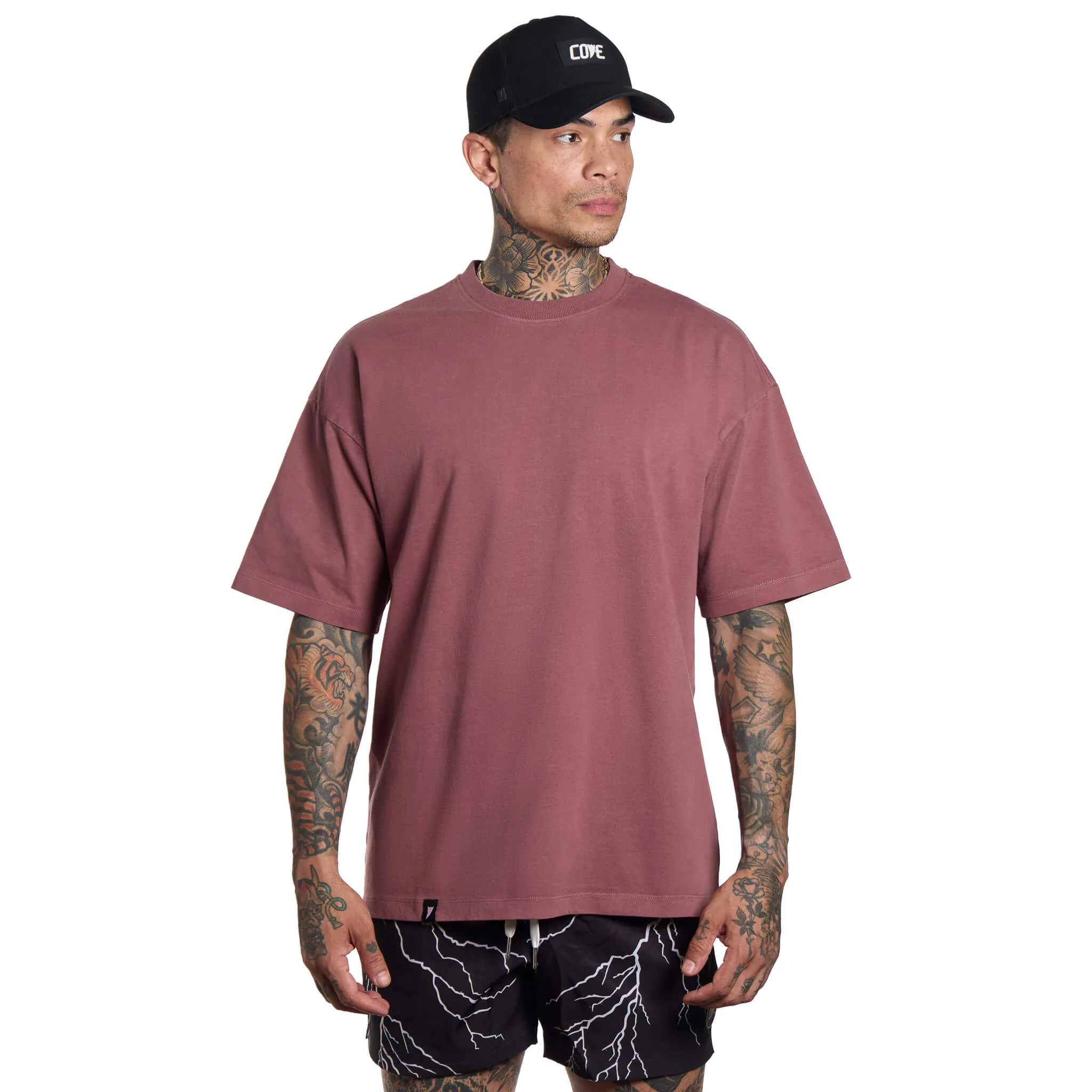 (New) Heavyweight Tee - Berry 4 (New) Heavyweight Tee - Berry