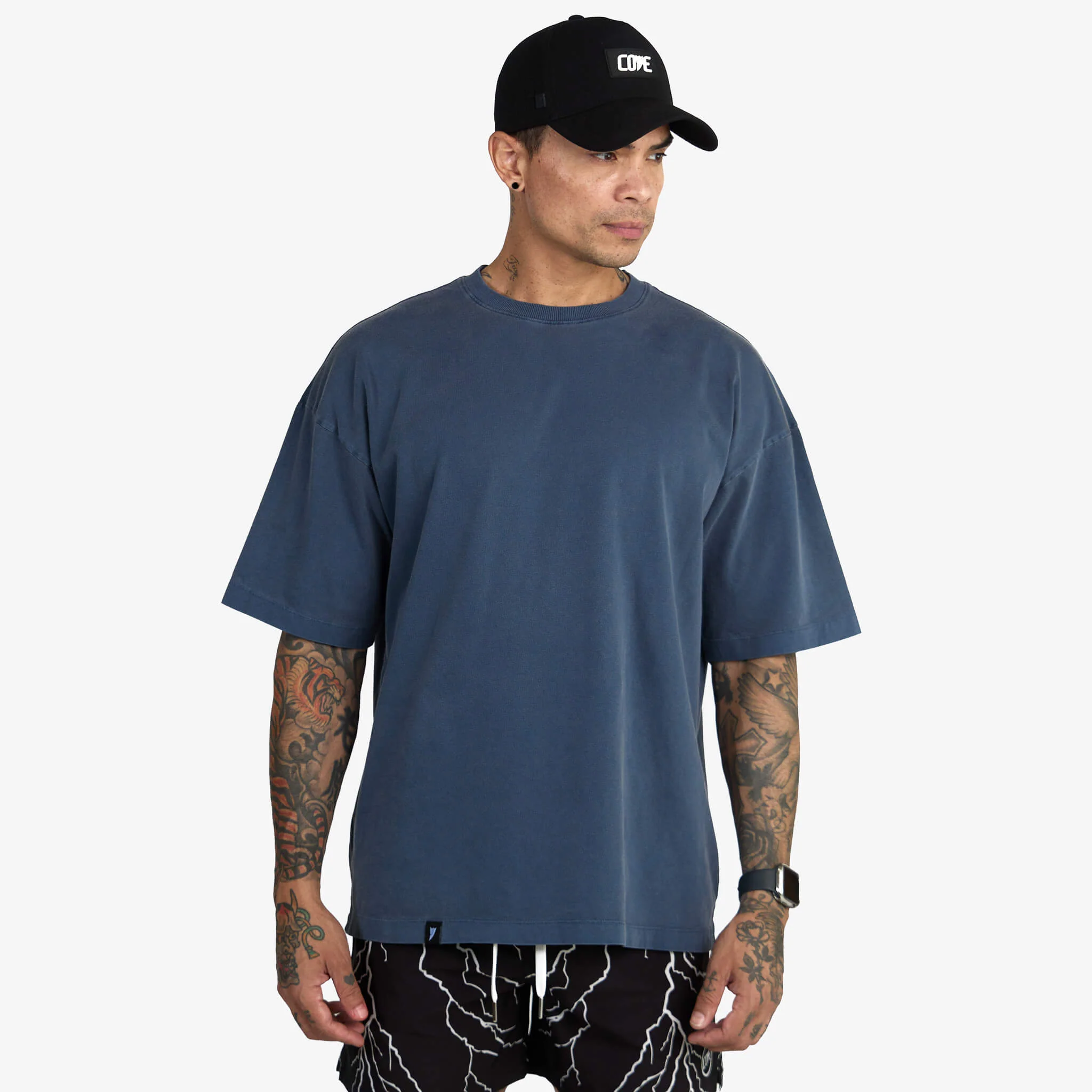 (New) Heavyweight Tee - Navy 3 (New) Heavyweight Tee - Navy