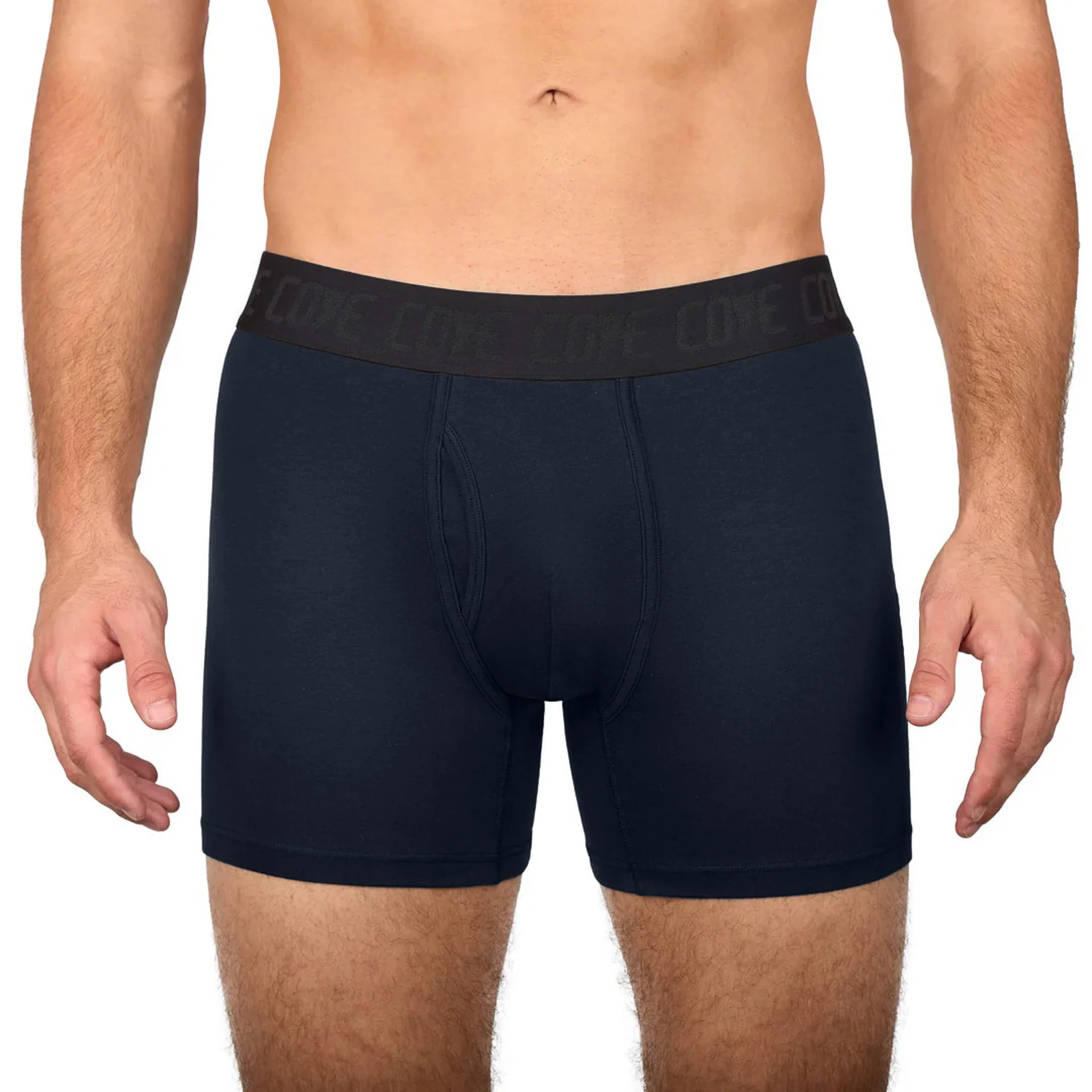 Organic Cotton Boxers - Navy 3 Organic Cotton Boxers - Navy