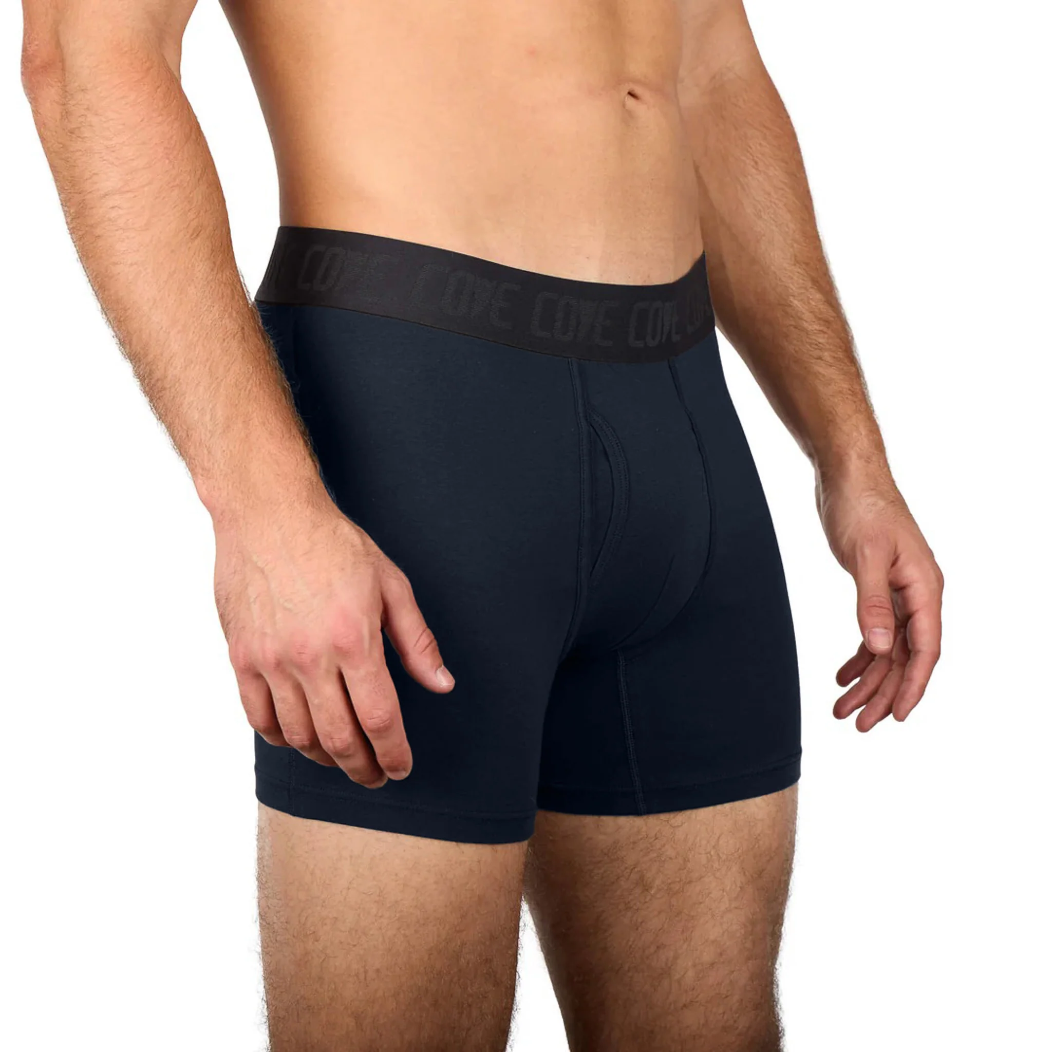 Organic Cotton Boxers - Navy 5 Organic Cotton Boxers - Navy