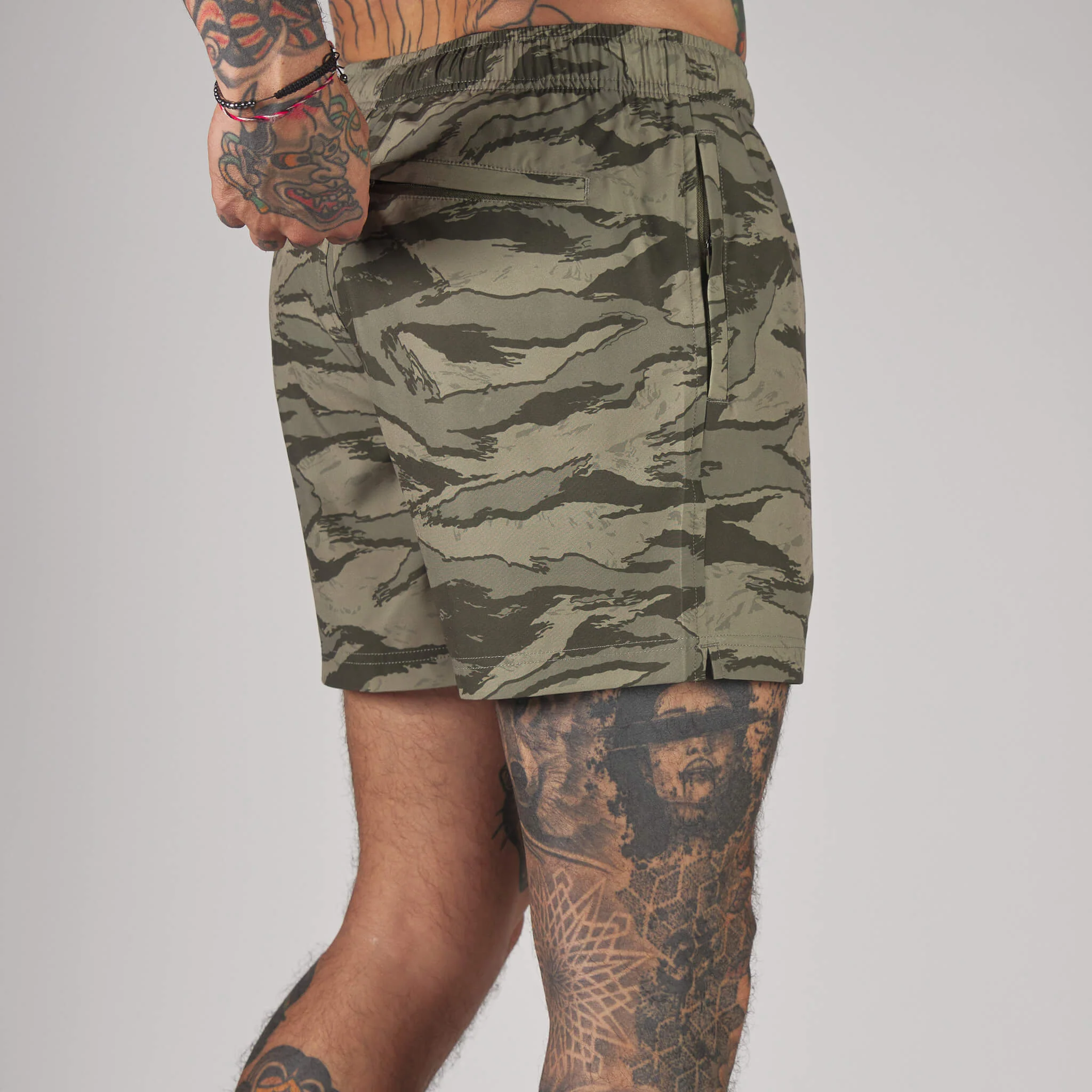 (New) Tiger Camo Shorts - Sand 6 (New) Tiger Camo Shorts - Sand