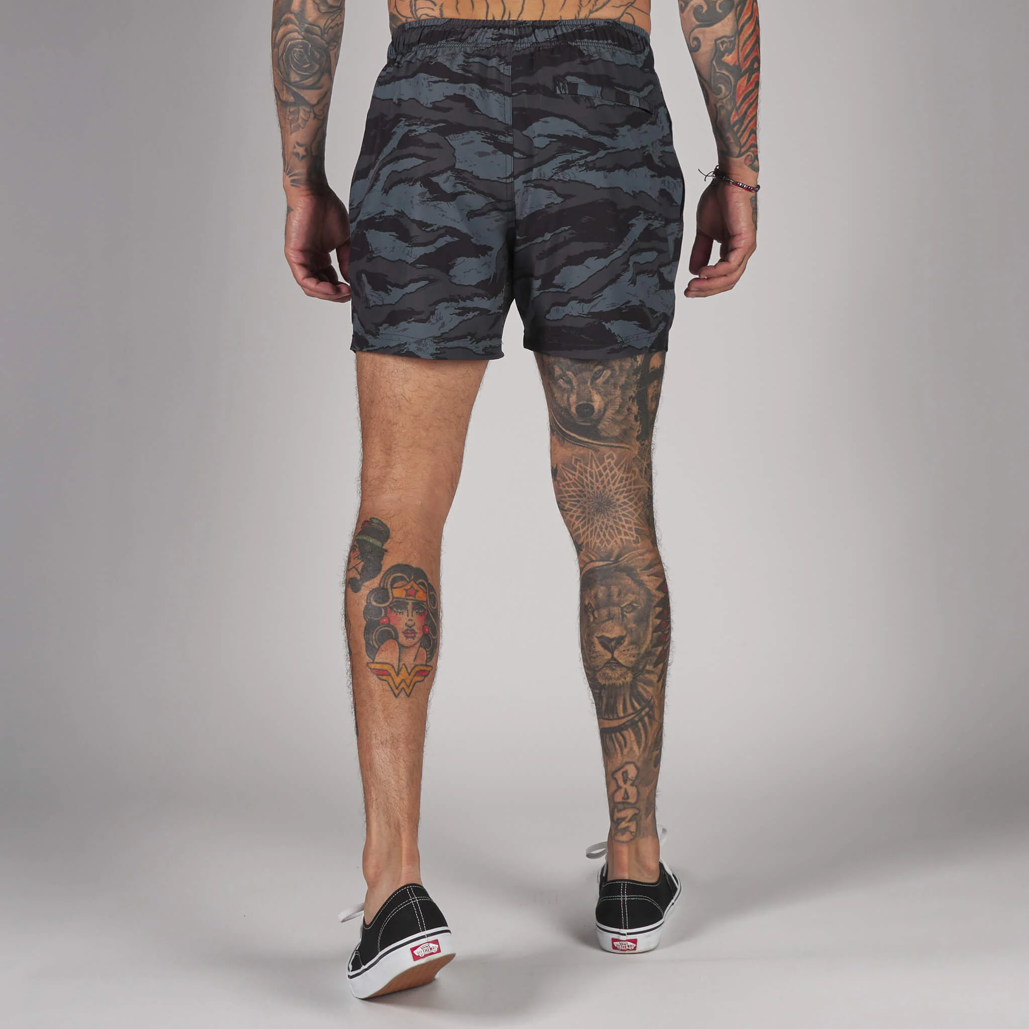 (New) Tiger Camo Shorts - Black 4 (New) Tiger Camo Shorts - Black