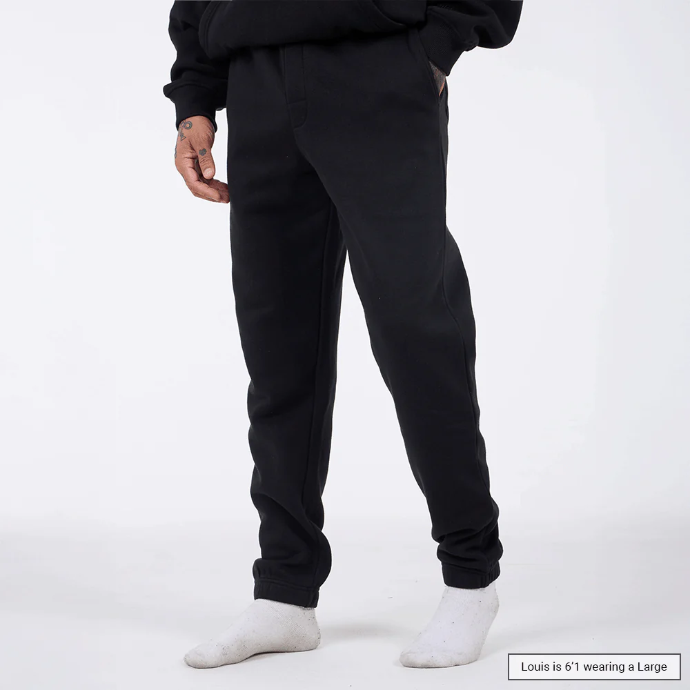 (New) Heavyweight Sweats - Black 2 (New) Heavyweight Sweats - Black