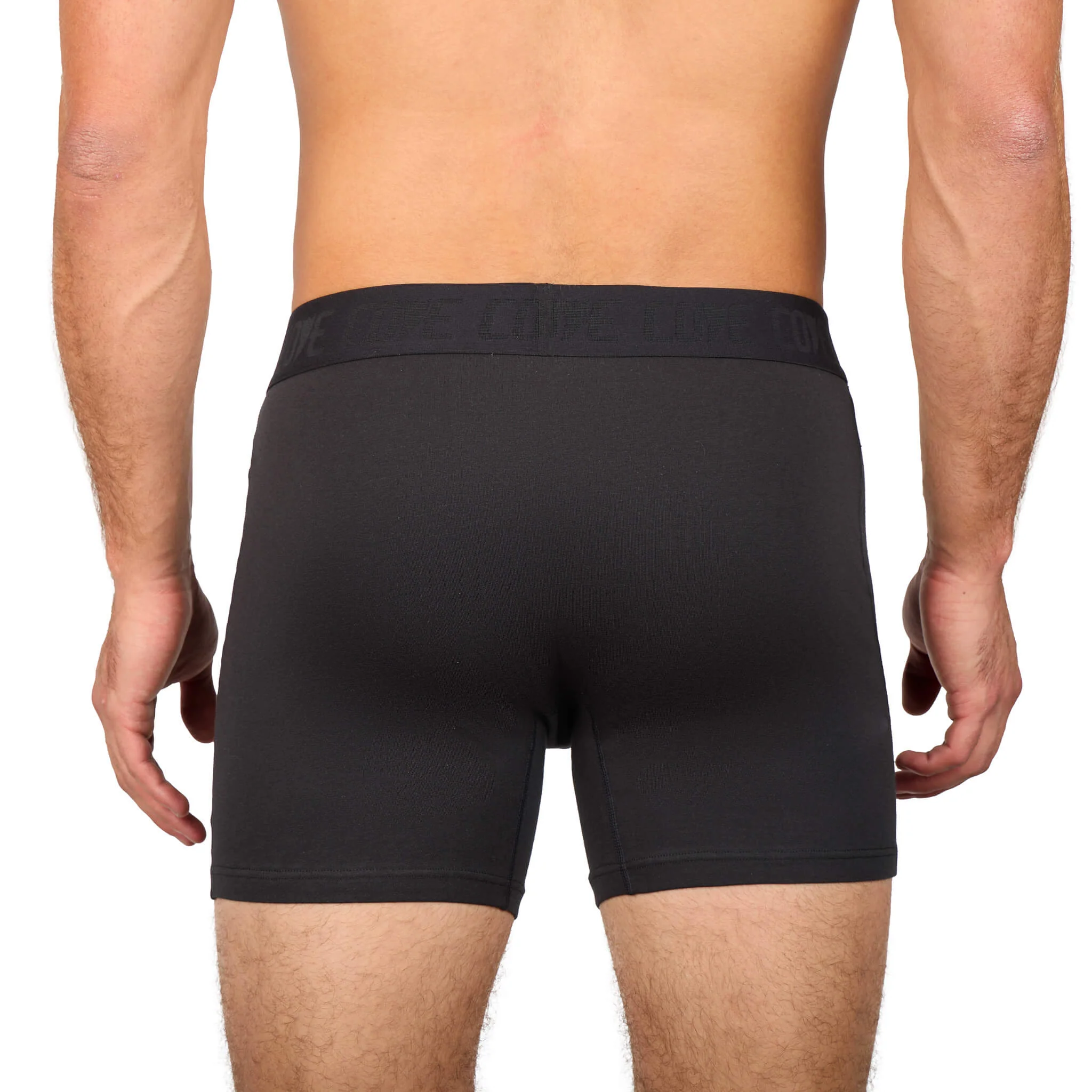 (New) Organic Cotton Boxers - Black 5 (New) Organic Cotton Boxers - Black