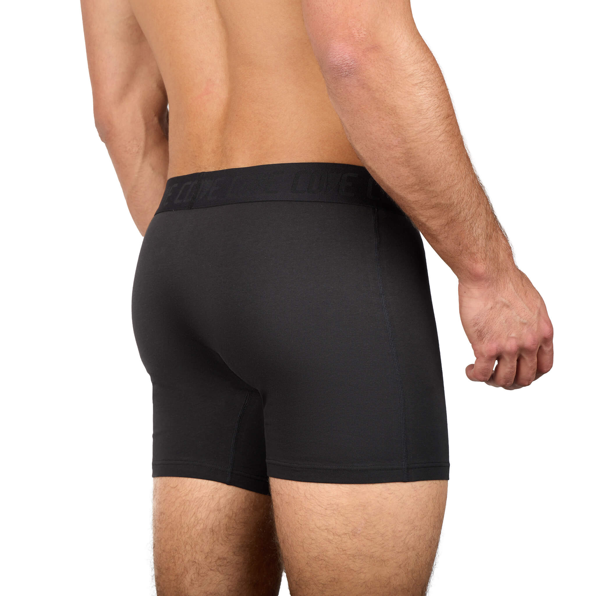 (New) Organic Cotton Boxers - Black 6 (New) Organic Cotton Boxers - Black