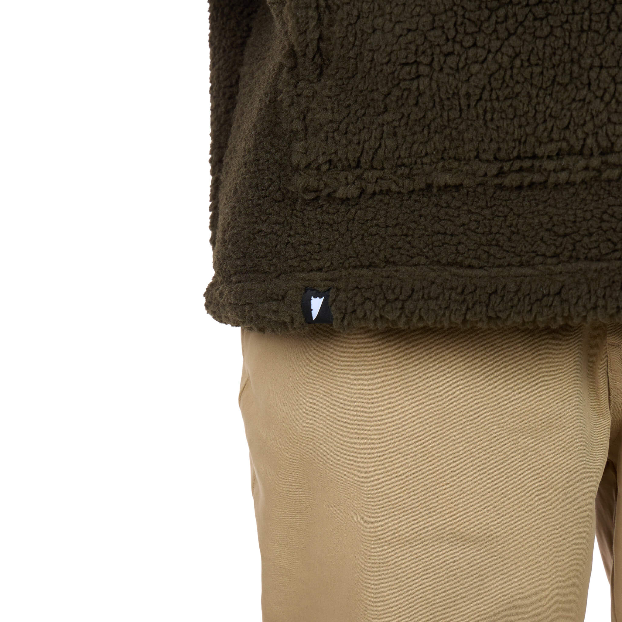 (New) Sherpa Quarter Zip - Olive 8 (New) Sherpa Quarter Zip - Olive