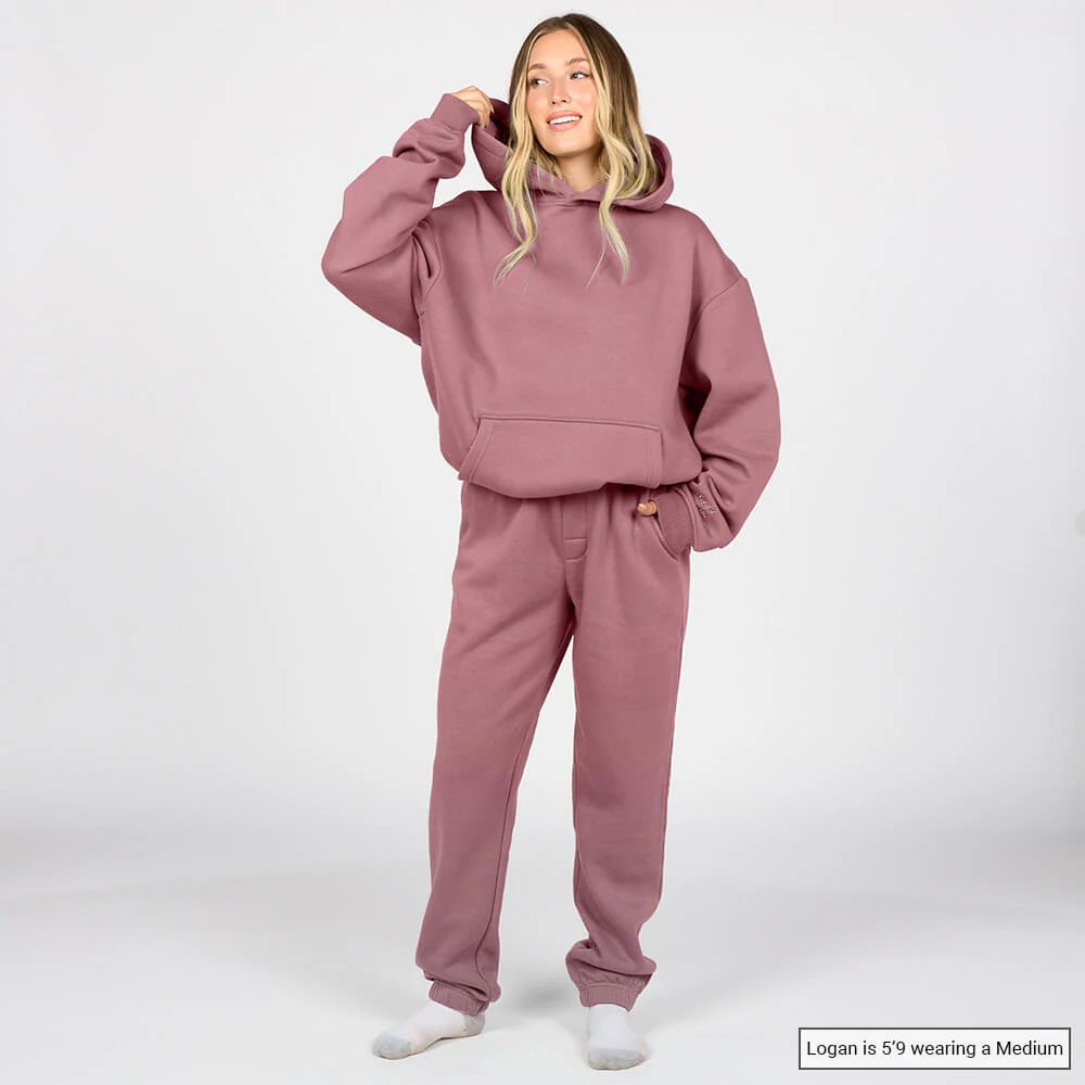 (New) Weighted Hoodie - Berry 4 (New) Weighted Hoodie - Berry
