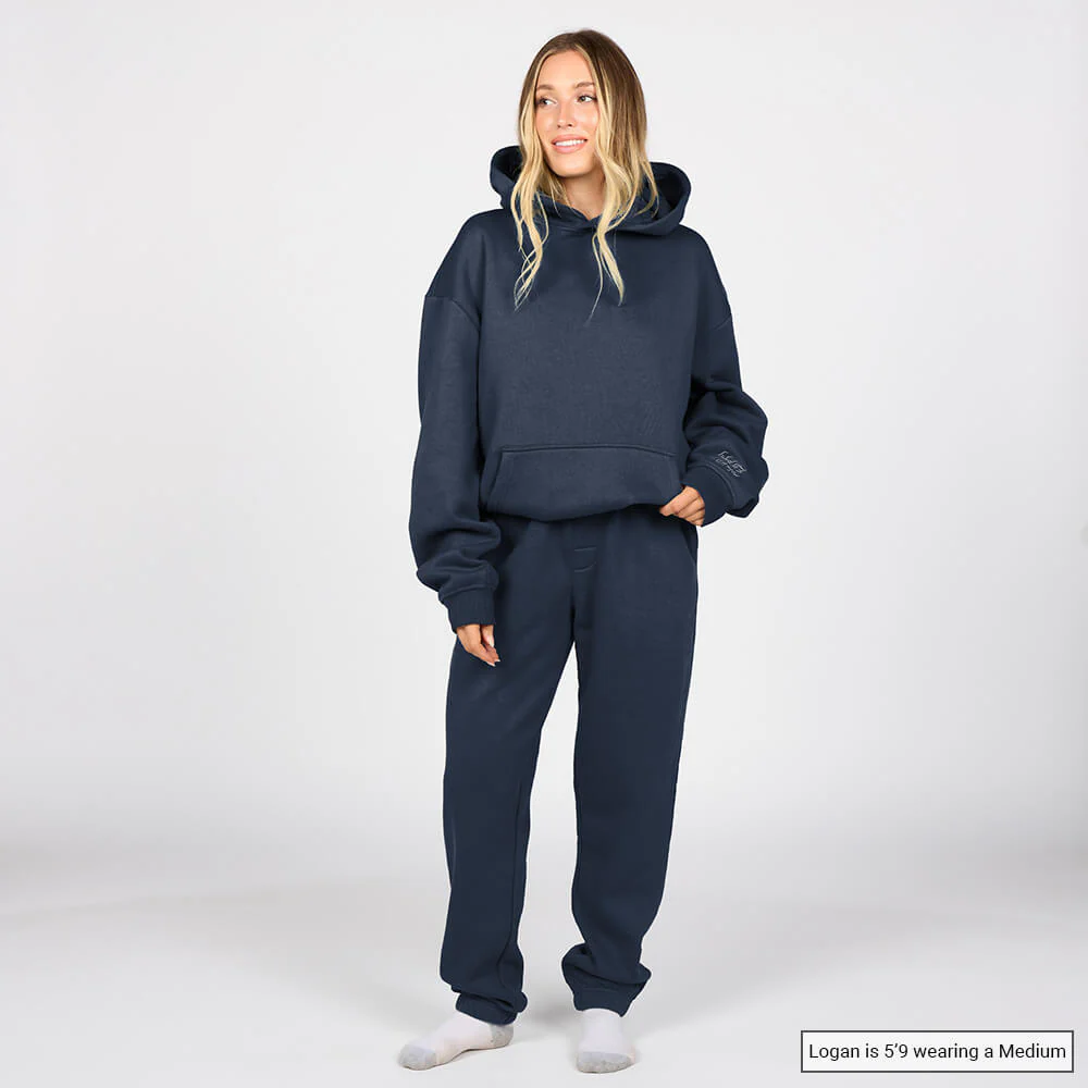 (New) Weighted Hoodie - Navy 4 (New) Weighted Hoodie - Navy
