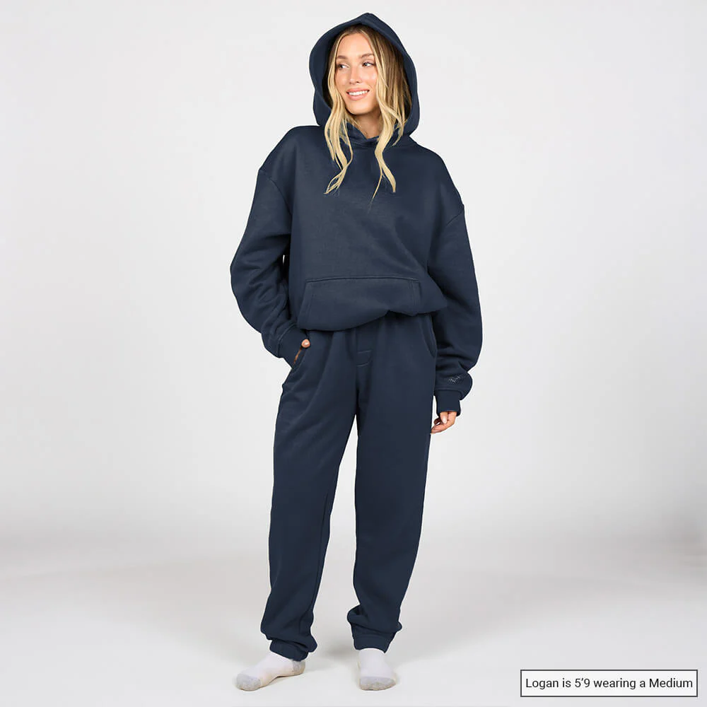 (New) Weighted Hoodie - Navy 5 (New) Weighted Hoodie - Navy