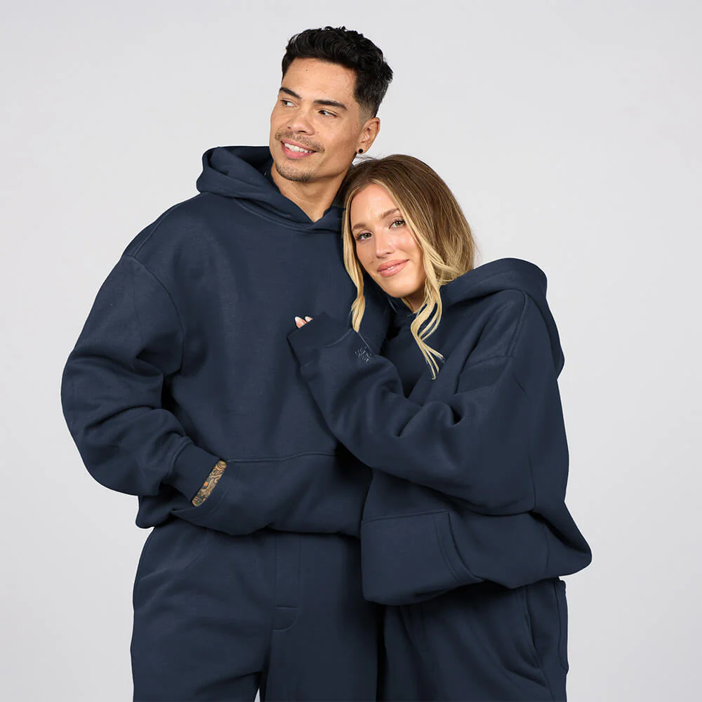 (New) Weighted Hoodie - Navy 6 (New) Weighted Hoodie - Navy