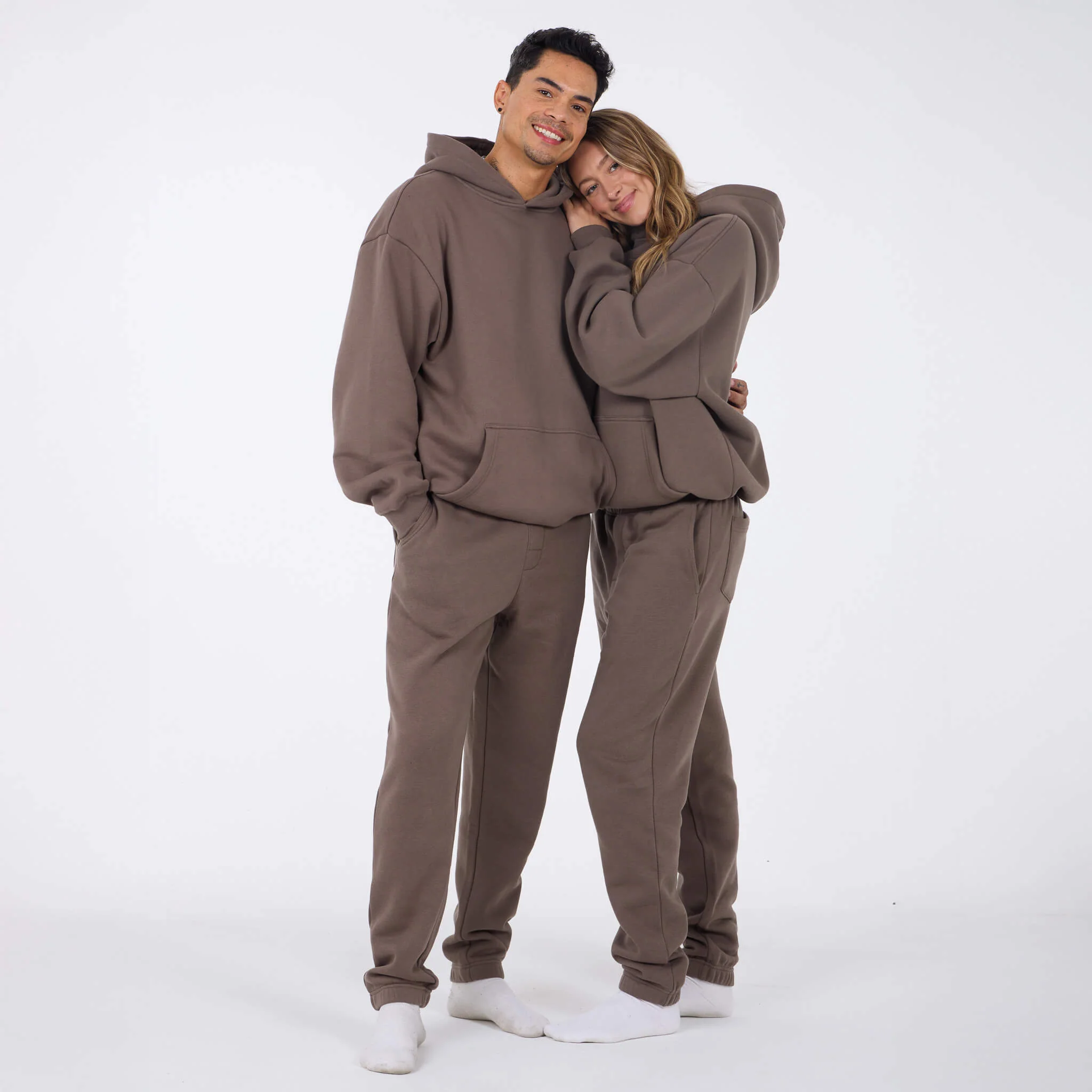 (New) Weighted Hoodie - Sand 2 (New) Weighted Hoodie - Sand