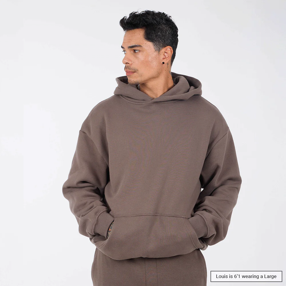 (New) Weighted Hoodie - Sand 3 (New) Weighted Hoodie - Sand