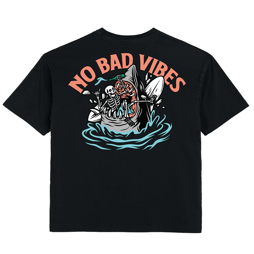 No Bad Vibes Tee - Black