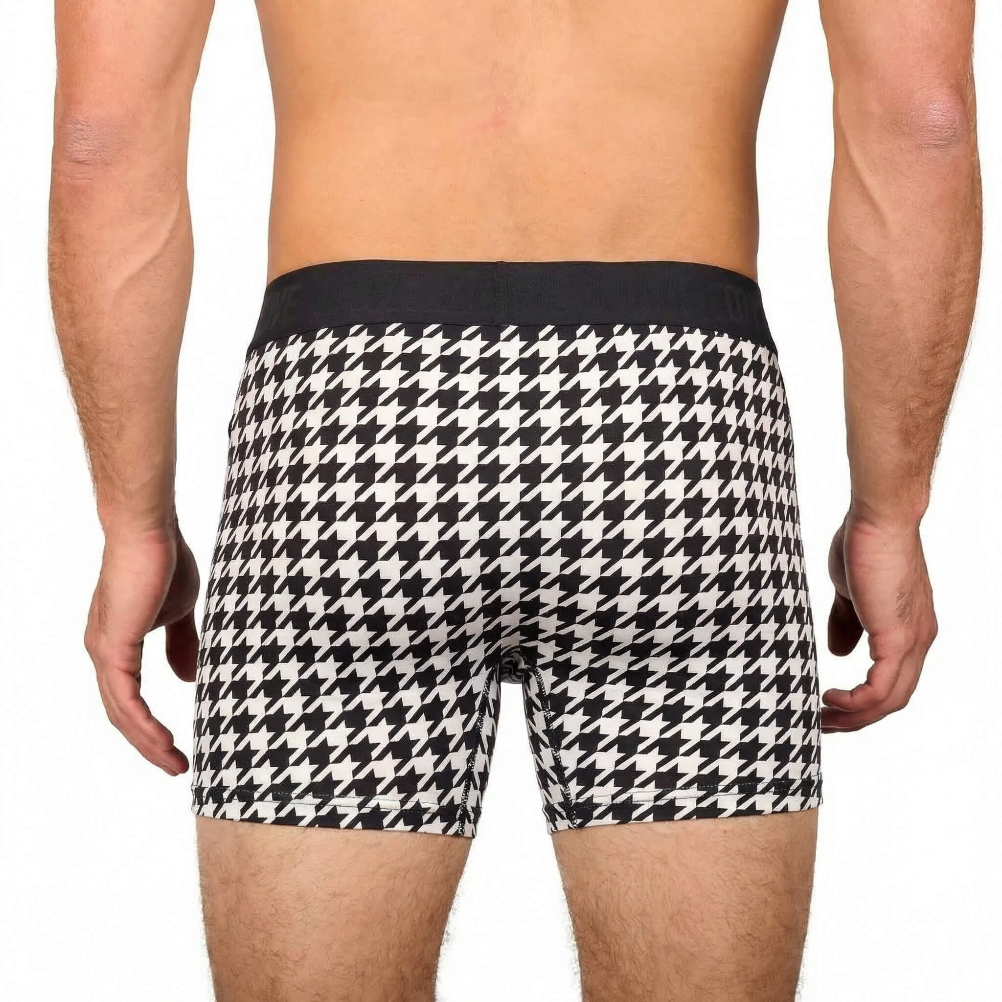 (New) Organic Cotton Boxers - Houndstooth 4 (New) Organic Cotton Boxers - Houndstooth