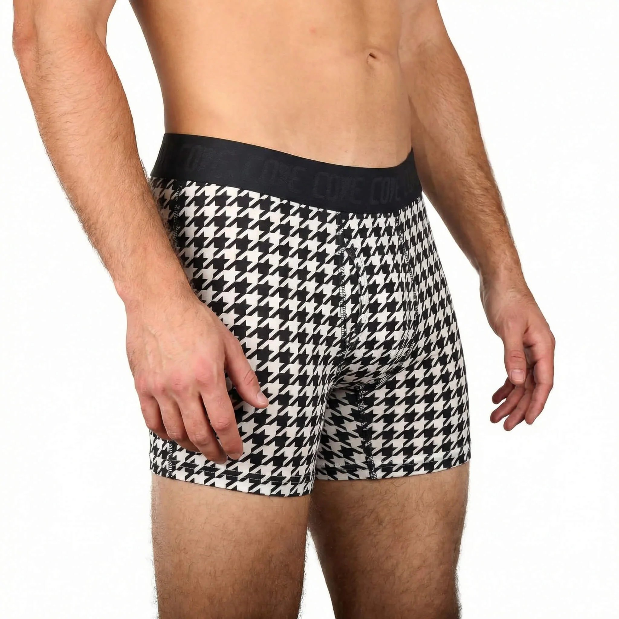 (New) Organic Cotton Boxers - Houndstooth 5 (New) Organic Cotton Boxers - Houndstooth