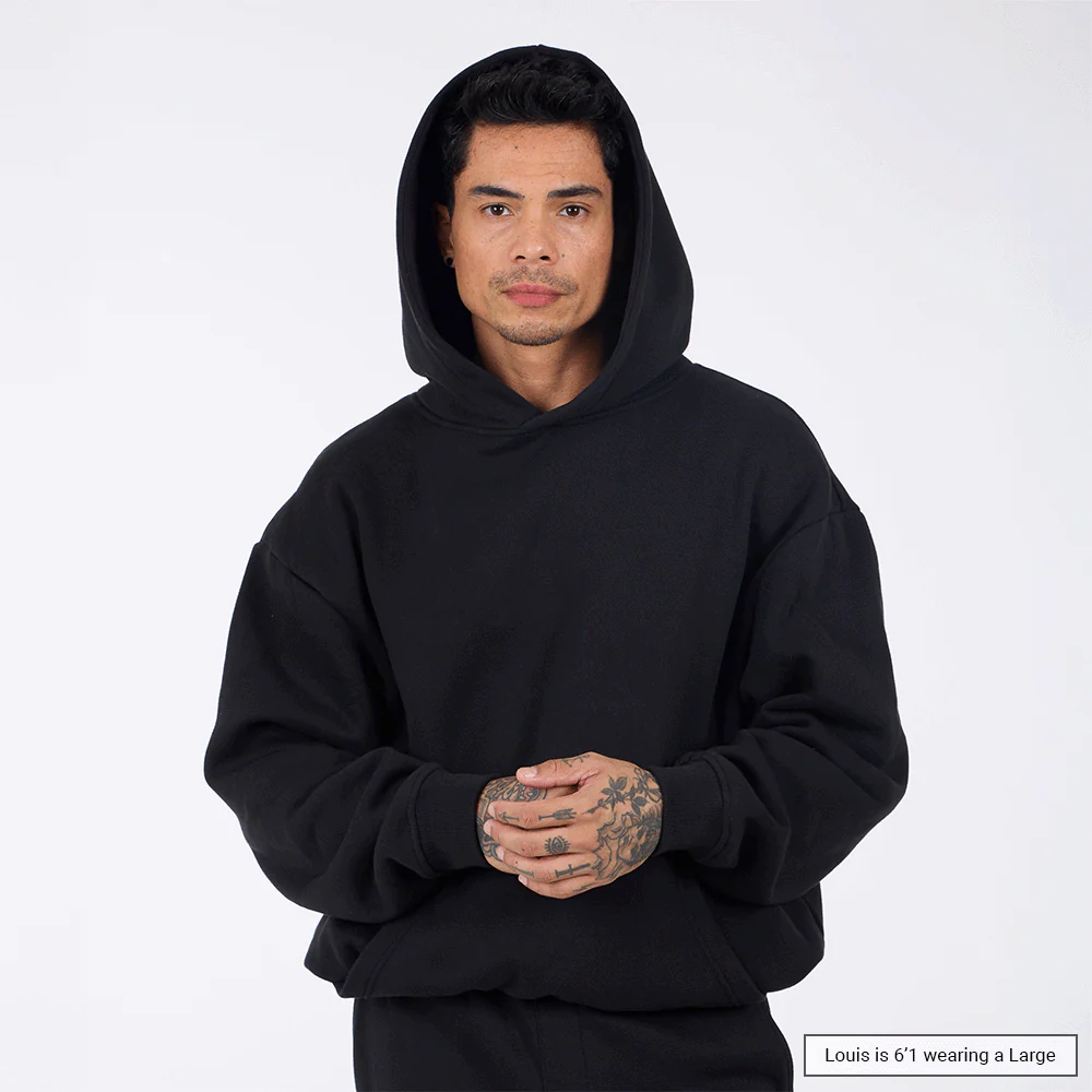 (New) Weighted Hoodie - Black 5 (New) Weighted Hoodie - Black